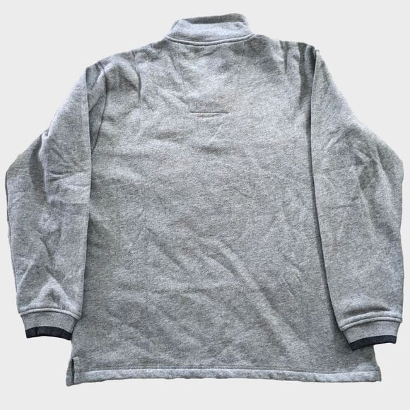 Arrow Fleece Pullover Sweater Mens Large Gray Gorpcore Minimalist Spring Casual - Picture 4 of 8